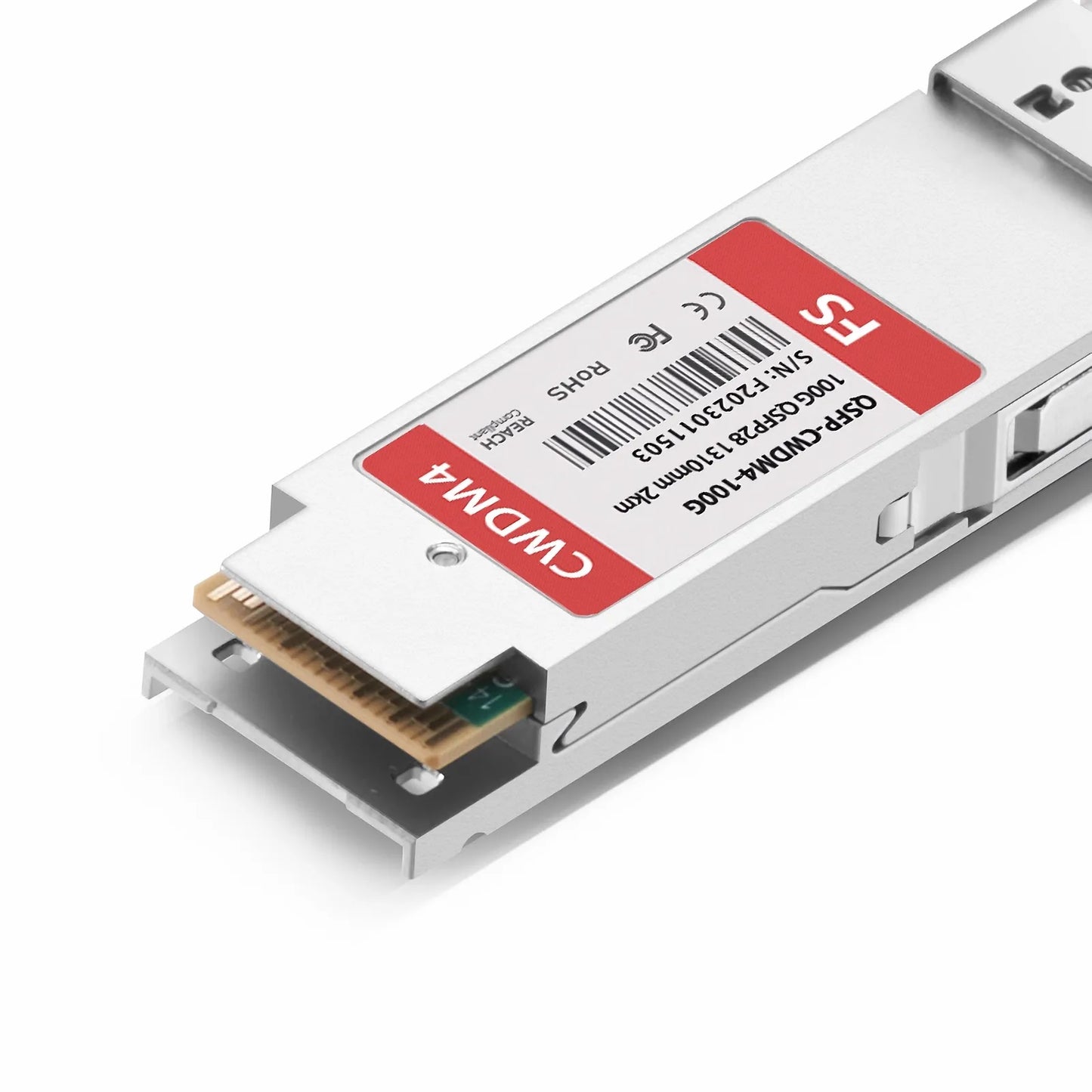 Cisco QSFP-100G-CWDM4-S Compatible 100GBASE-CWDM4 QSFP28 4 x 25G NRZ 1310nm 2km DOM Duplex LC/UPC SMF Optical Transceiver Module