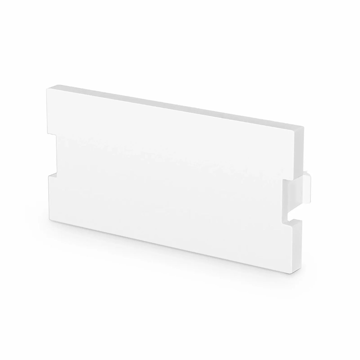 Blank MOS Module, 1 Units High, White