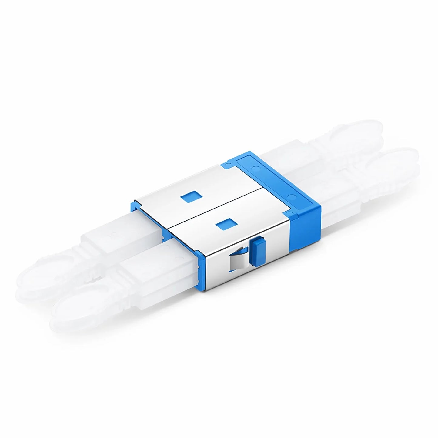 SN/UPC to SN/UPC 4-Port OS2 Single Mode Plastic Fiber Optic Adapter/Co ...