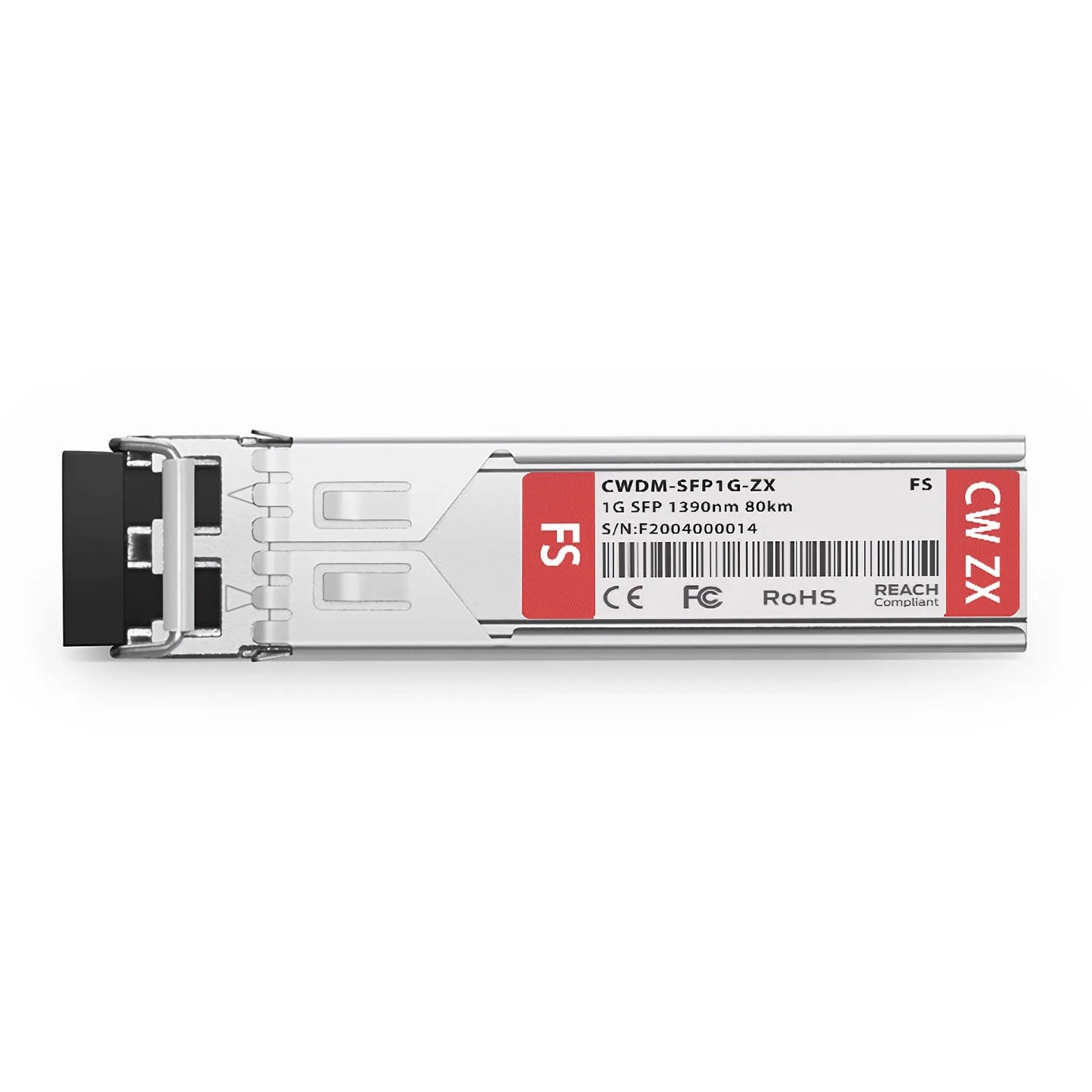 SFP 1000BASE-CWDM 1390nm 80km DOM Duplex LC/UPC SMF Optical Transceiver Module for Transmission for FS Switches