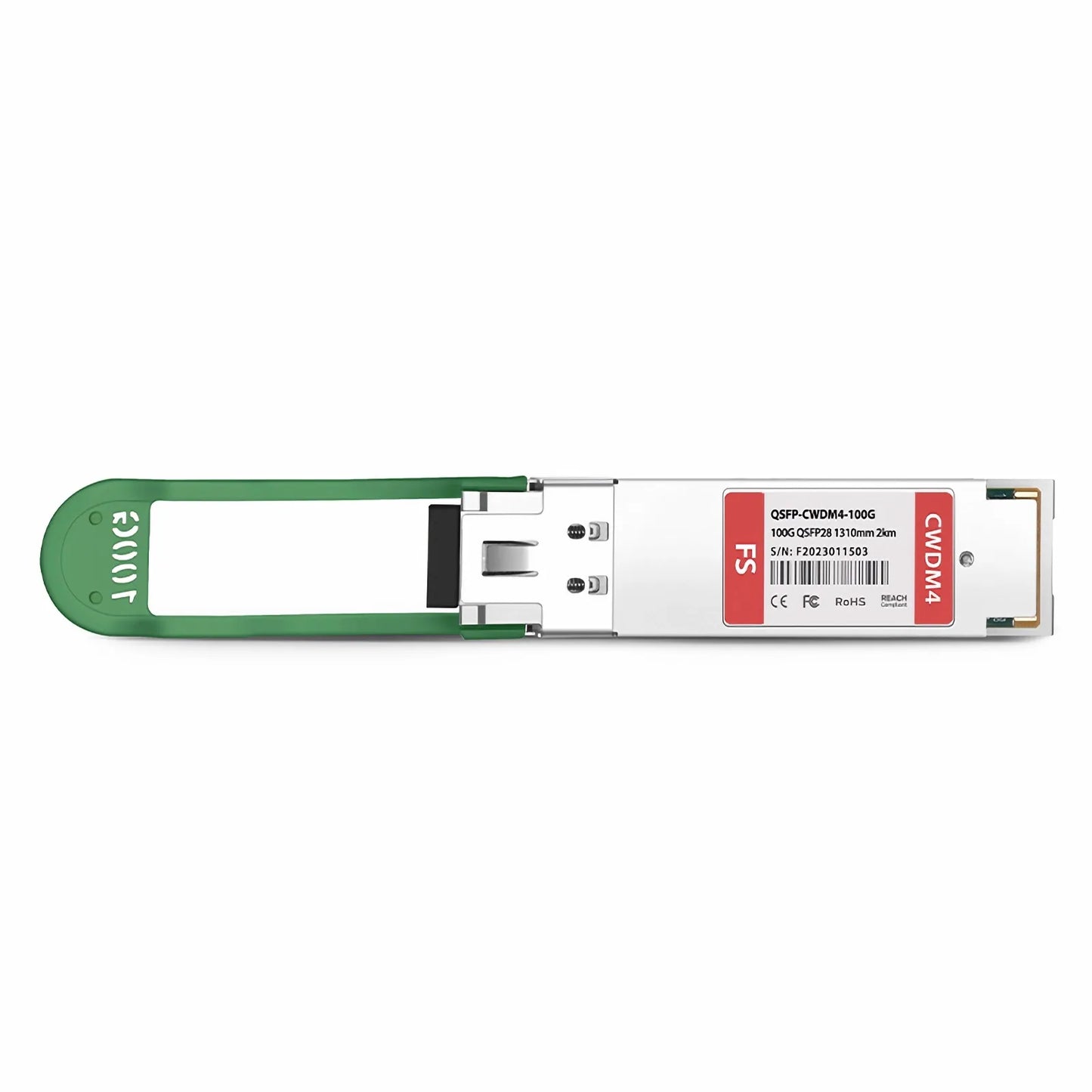 Cisco QSFP-100G-CWDM4-S Compatible 100GBASE-CWDM4 QSFP28 4 x 25G NRZ 1310nm 2km DOM Duplex LC/UPC SMF Optical Transceiver Module