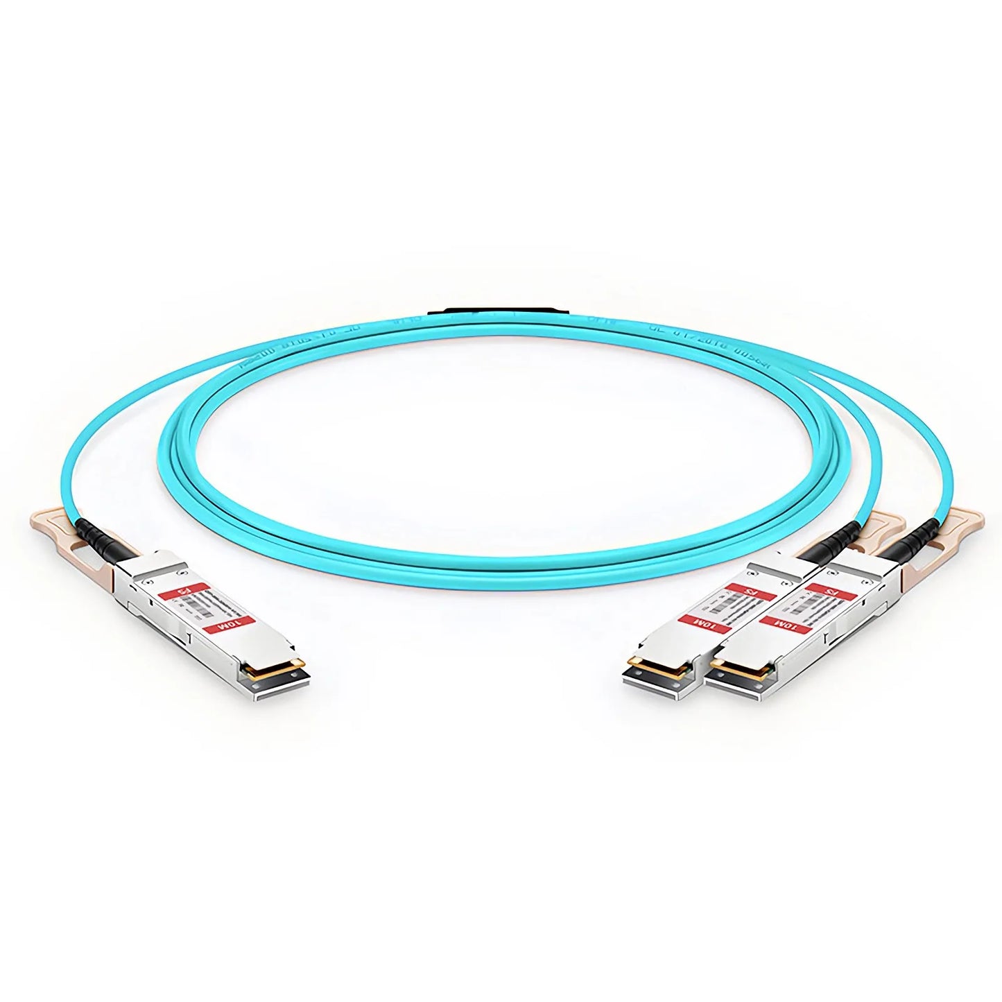 10m (33ft) NVIDIA/Mellanox MFS1S50-V010E Compatible 200G QSFP56 4 x 50G PAM4 to 2 x 100G QSFP56 2 x 50G PAM4 Ethernet Active Optical Breakout Cable for QM8790/8700 Switches and ConnectX-6 HCA