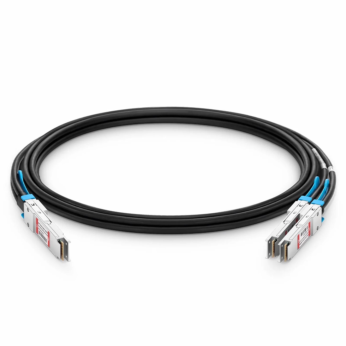 3m (10ft) NVIDIA/Mellanox MCA7J50-H003R Compatible 200G QSFP56 4 x 50G PAM4 to 2 x 100G QSFP56 2 x 50G PAM4 InfiniBand HDR Active Direct Attach Copper Breakout Cable for Quantum Switches and ConnectX-6 HCA