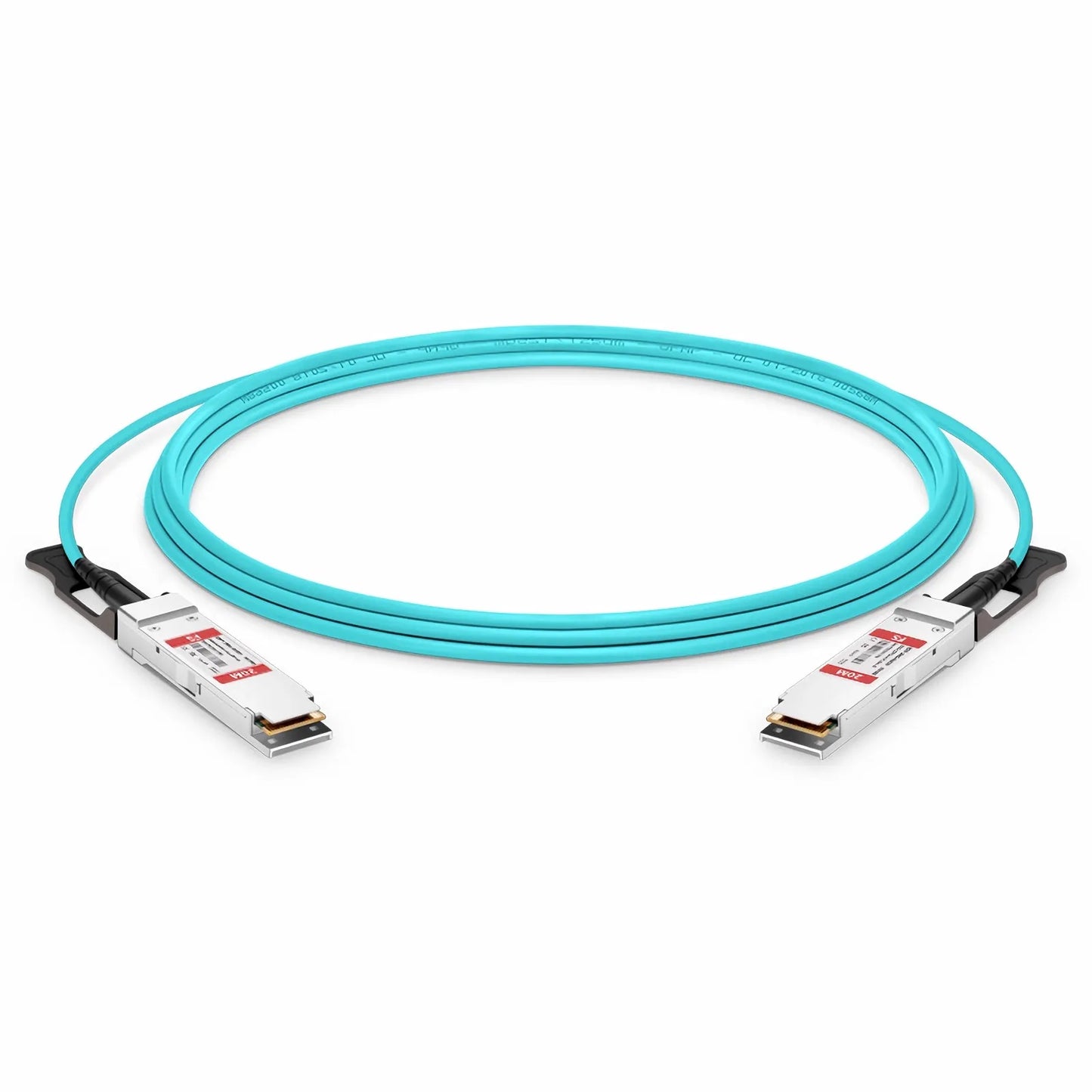 20m (66ft) NVIDIA/Mellanox MFS1S00-H020V Compatible 200G QSFP56 4 x 50G PAM4 InfiniBand HDR Active Optical Cable for Quantum Switches and ConnectX-6 HCA