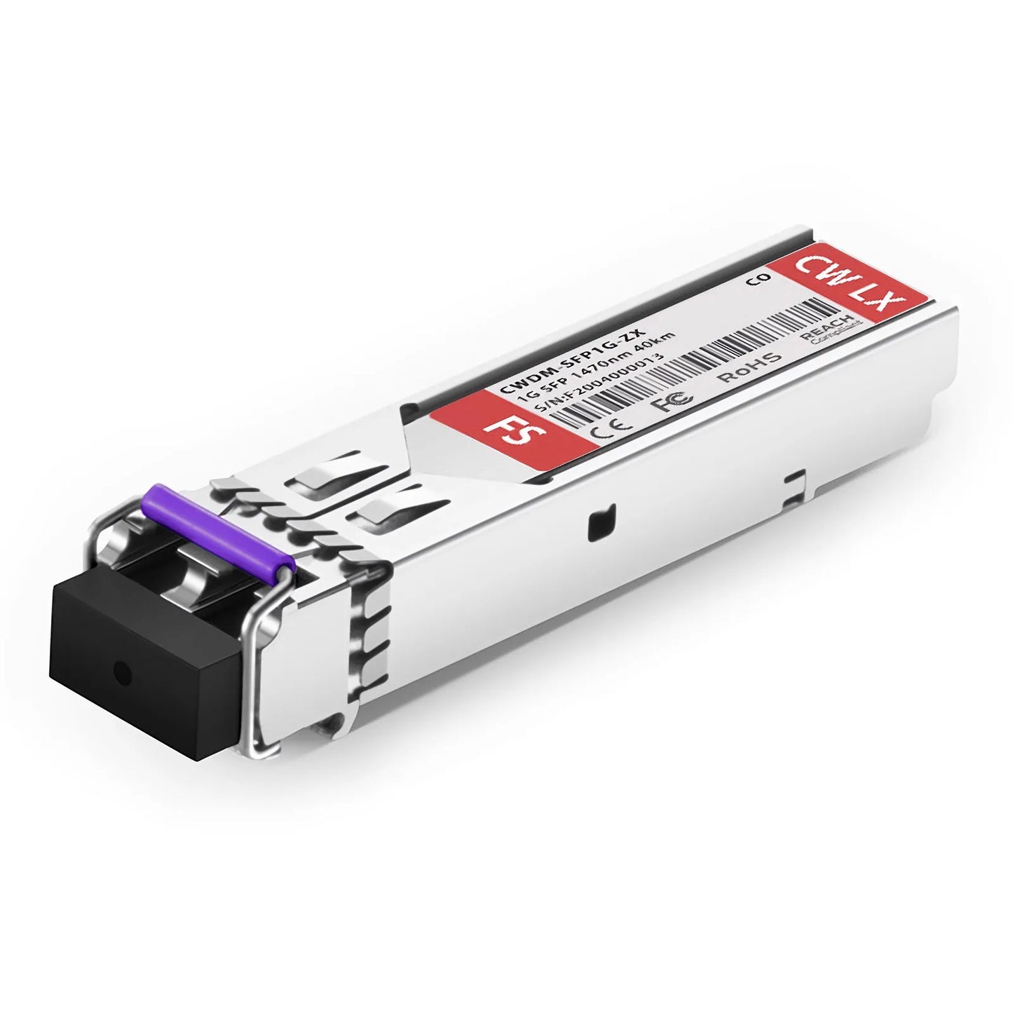 Cisco CWDM-SFP-1490 Compatible SFP 1000BASE-CWDM 1490nm 40km DOM Duplex LC/UPC SMF Optical Transceiver Module for Transmission