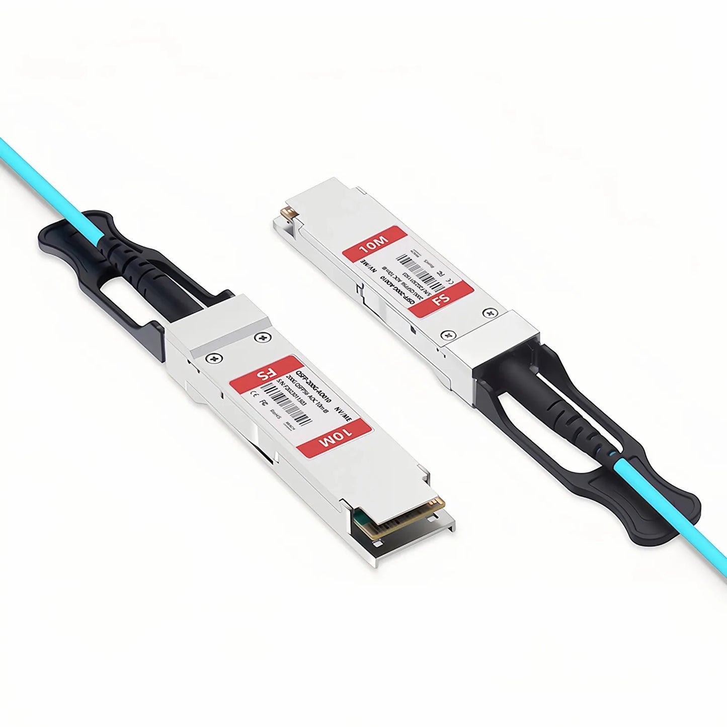 10m (33ft) NVIDIA/Mellanox MFS1S00-H010V Compatible 200G QSFP56 4 x 50G PAM4 InfiniBand HDR Active Optical Cable for Quantum Switches and ConnectX-6 HCA
