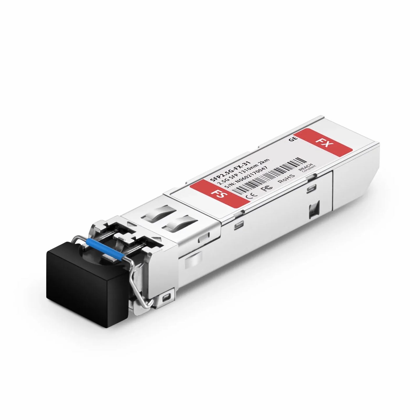 Generic Compatible 2.5GBASE-IX SFP 1310nm 2km DOM Duplex LC/UPC SMF Optical Transceiver Module