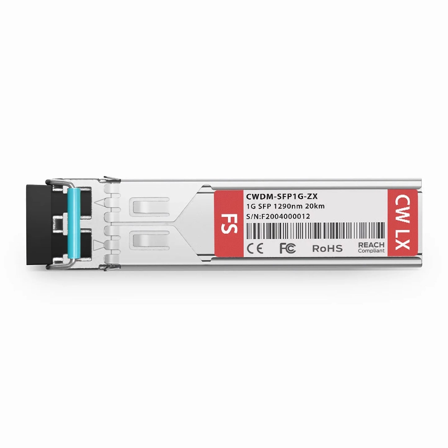 Cisco CWDM-SFP-1290-20 Compatible SFP 1000BASE-CWDM 1290nm 20km DOM Duplex LC/UPC SMF Optical Transceiver Module for Transmission