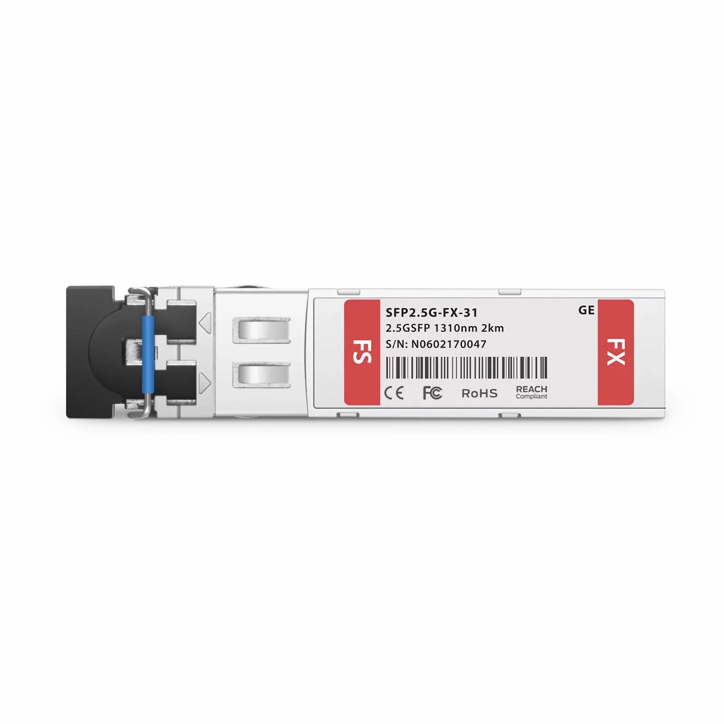 Generic Compatible 2.5GBASE-IX SFP 1310nm 2km DOM Duplex LC/UPC SMF Optical Transceiver Module