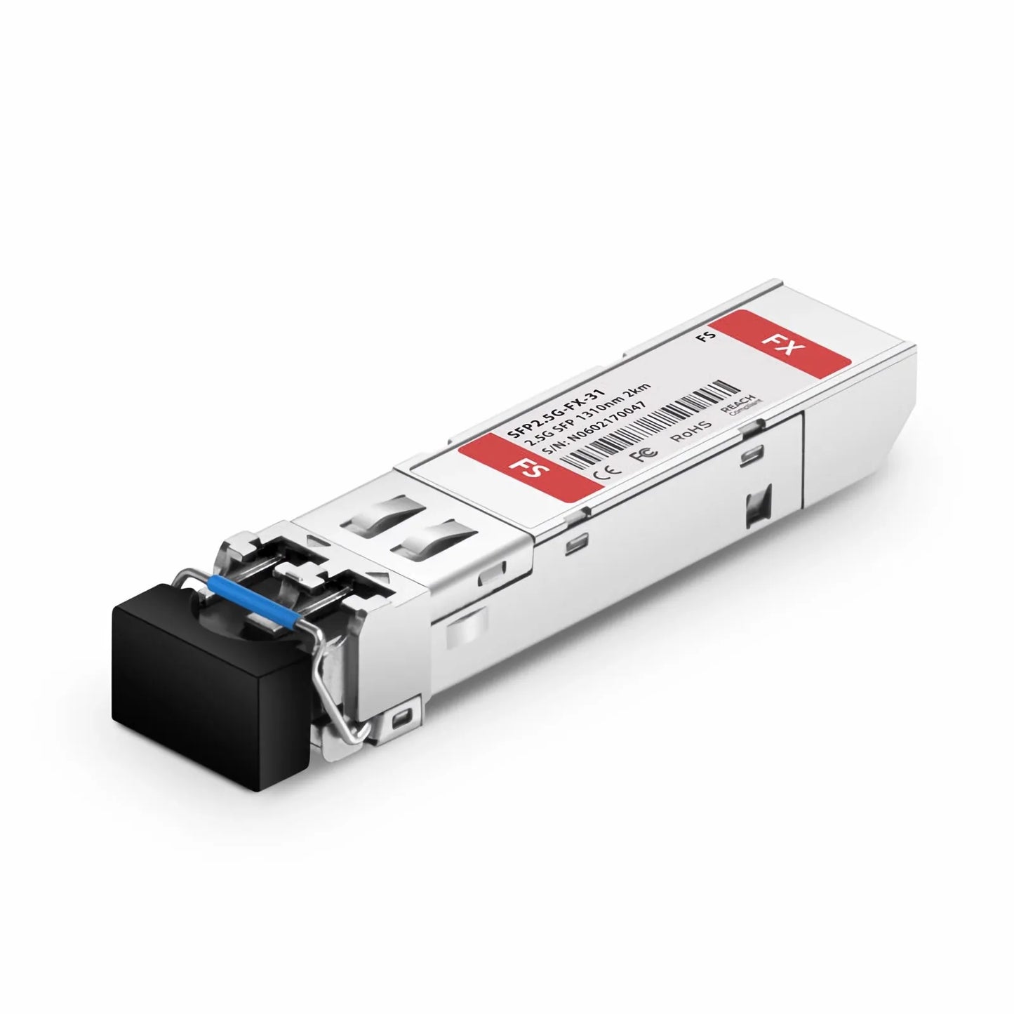 2.5GBASE-IX SFP 1310nm 2km DOM Duplex LC/UPC SMF Optical Transceiver Module for FS Switches