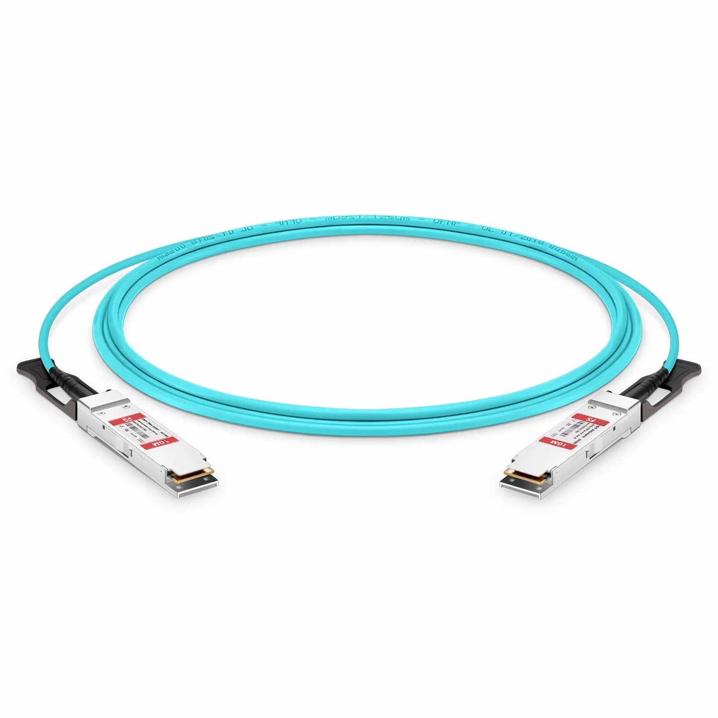 10m (33ft) NVIDIA/Mellanox MFS1S00-H010V Compatible 200G QSFP56 4 x 50G PAM4 InfiniBand HDR Active Optical Cable for Quantum Switches and ConnectX-6 HCA