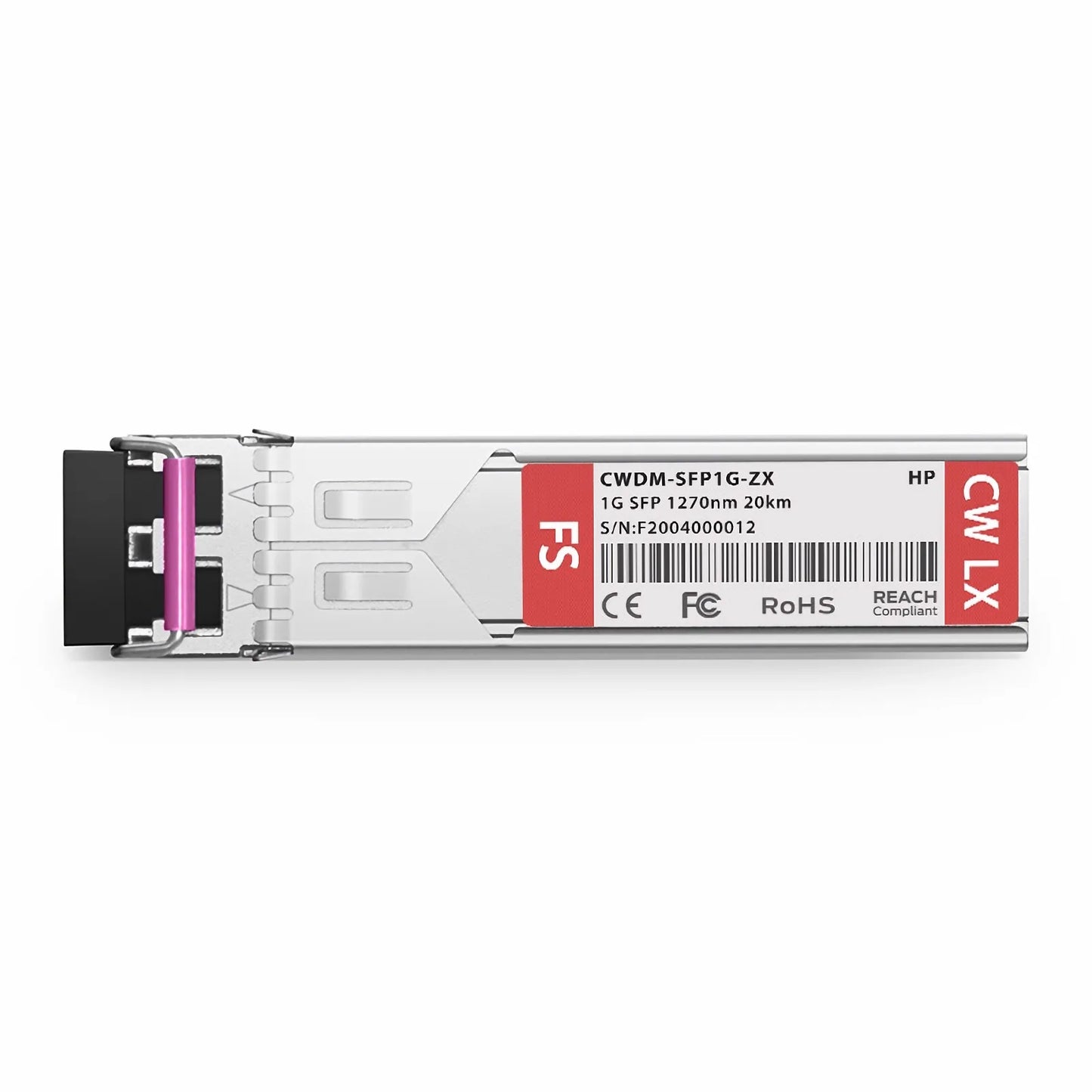 HPE SFP20K-CW1270 Compatible SFP 1000BASE-CWDM 1270nm 20km DOM Duplex LC/UPC SMF Optical Transceiver Module for Transmission
