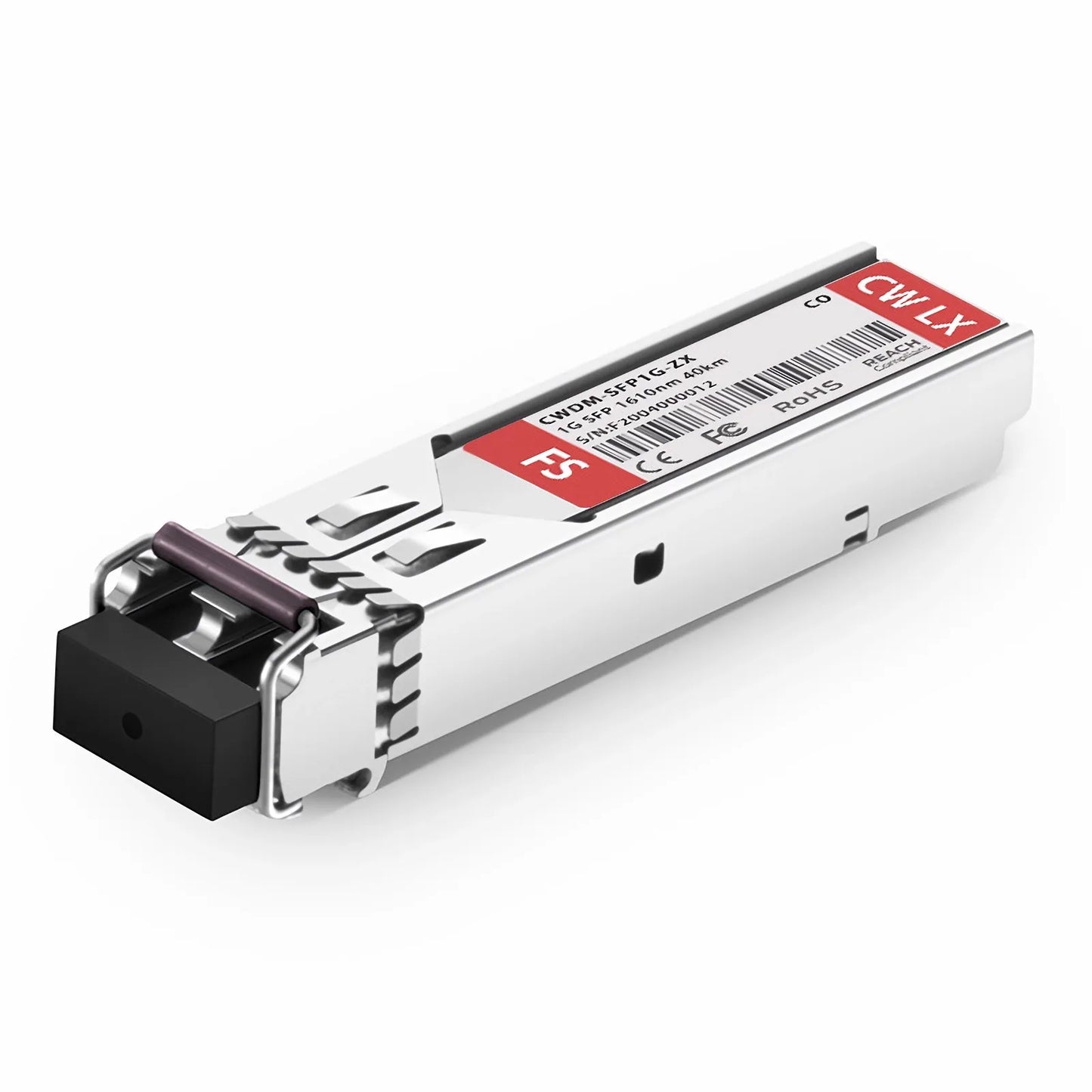 Cisco CWDM-SFP-1610 Compatible SFP 1000BASE-CWDM 1610nm 40km DOM Duplex LC/UPC SMF Optical Transceiver Module for Transmission