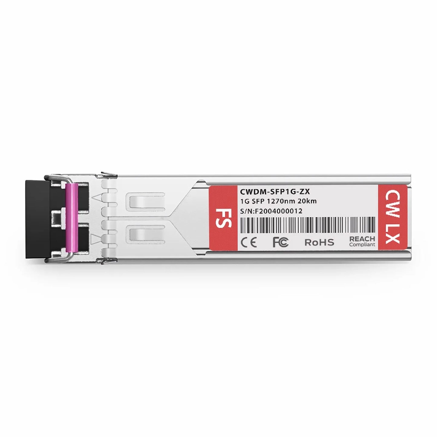 Cisco CWDM-SFP-1270-20 Compatible SFP 1000BASE-CWDM 1270nm 20km DOM Duplex LC/UPC SMF Optical Transceiver Module for Transmission