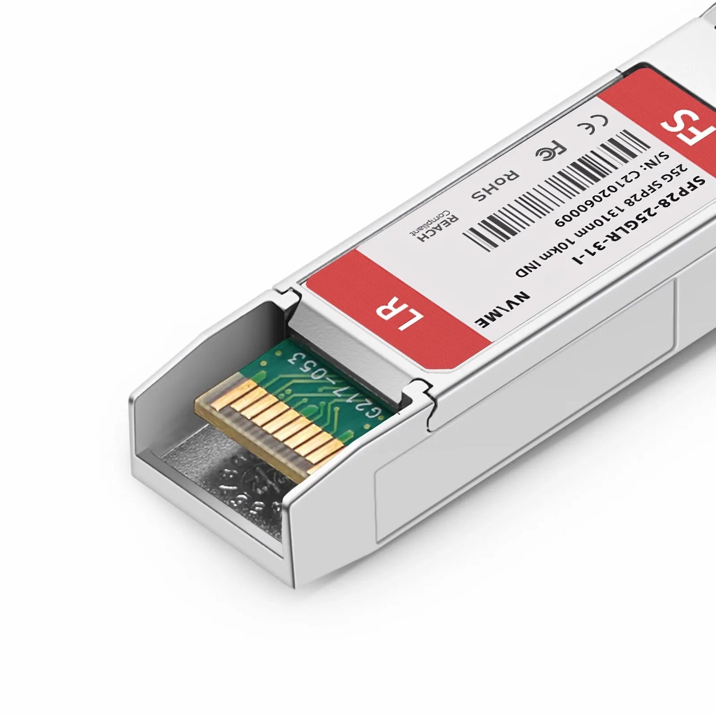 NVIDIA/Mellanox MMA2L20-AR-I Compatible 25GBASE-LR SFP28 1310nm 10km DOM Duplex LC/UPC SMF Ethernet Optical Transceiver Module (Industrial)