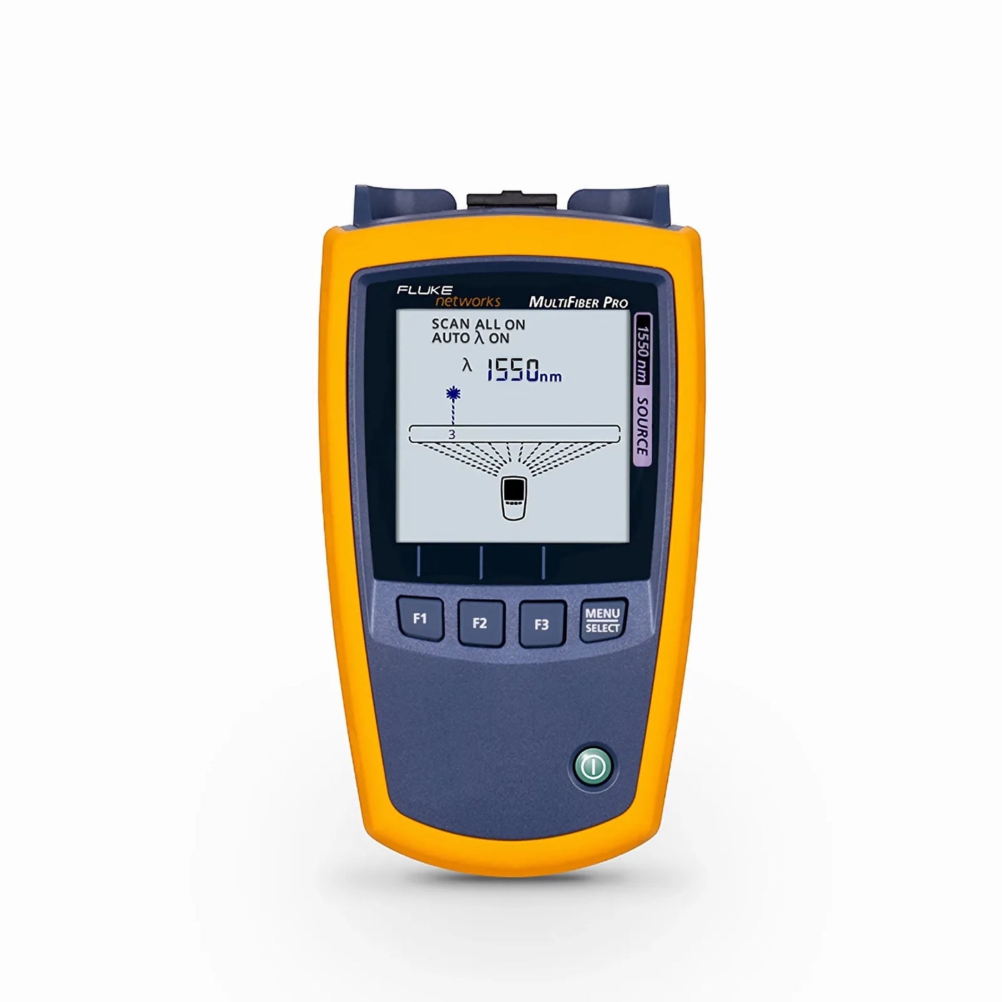 Fluke Networks Handheld Fiber Optical Light Source (1550nm) with MTP®/MPO-12 Female APC Connector