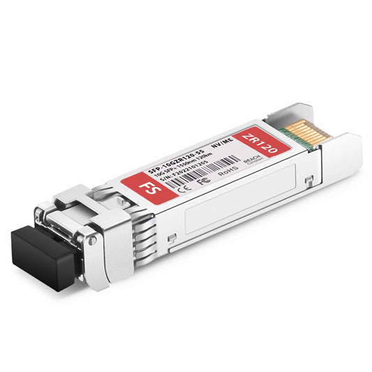 NVIDIA/Mellanox Compatible 10GBASE-ZR SFP+ 1550nm 120km DOM Duplex LC/UPC SMF Ethernet Optical Transceiver Module