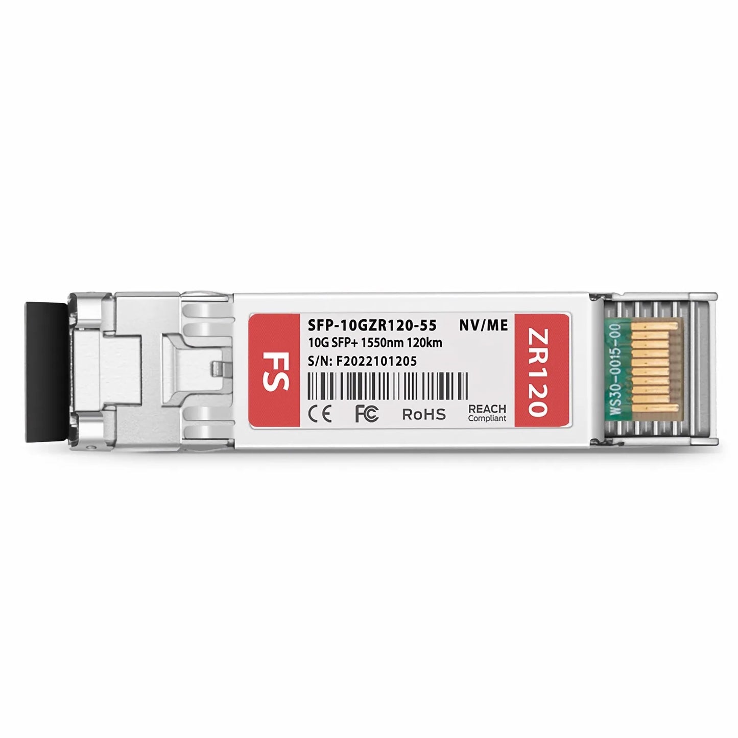 NVIDIA/Mellanox Compatible 10GBASE-ZR SFP+ 1550nm 120km DOM Duplex LC/UPC SMF Ethernet Optical Transceiver Module