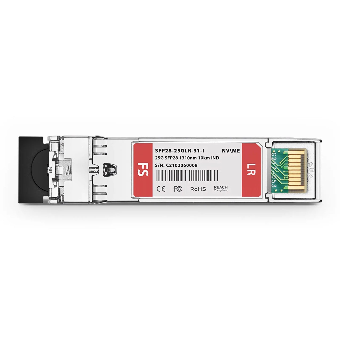 NVIDIA/Mellanox MMA2L20-AR-I Compatible 25GBASE-LR SFP28 1310nm 10km DOM Duplex LC/UPC SMF Ethernet Optical Transceiver Module (Industrial)