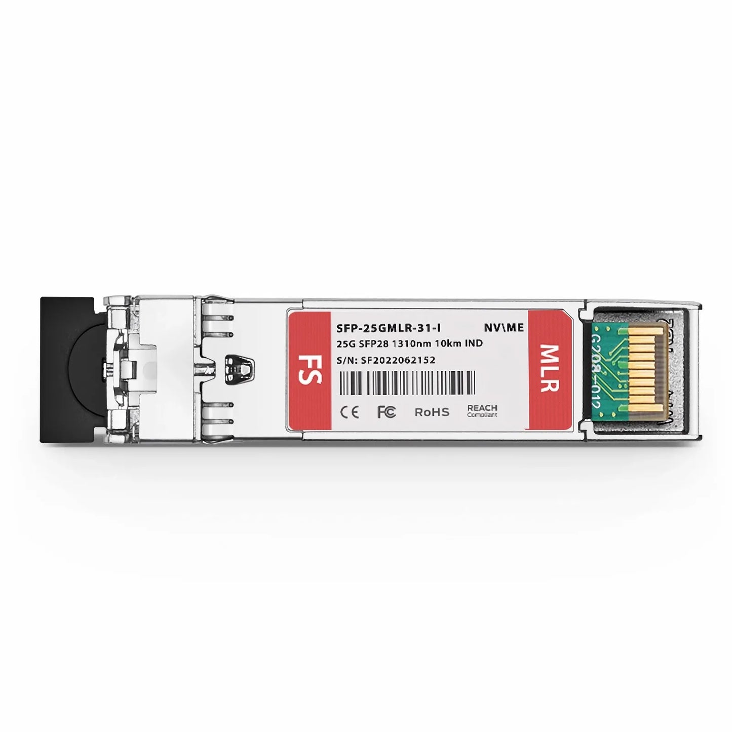 NVIDIA/Mellanox Compatible 10/25GBASE-LR SFP28 Dual-rate 1310nm 10km DOM Duplex LC/UPC SMF Ethernet Optical Transceiver Module (Industrial)