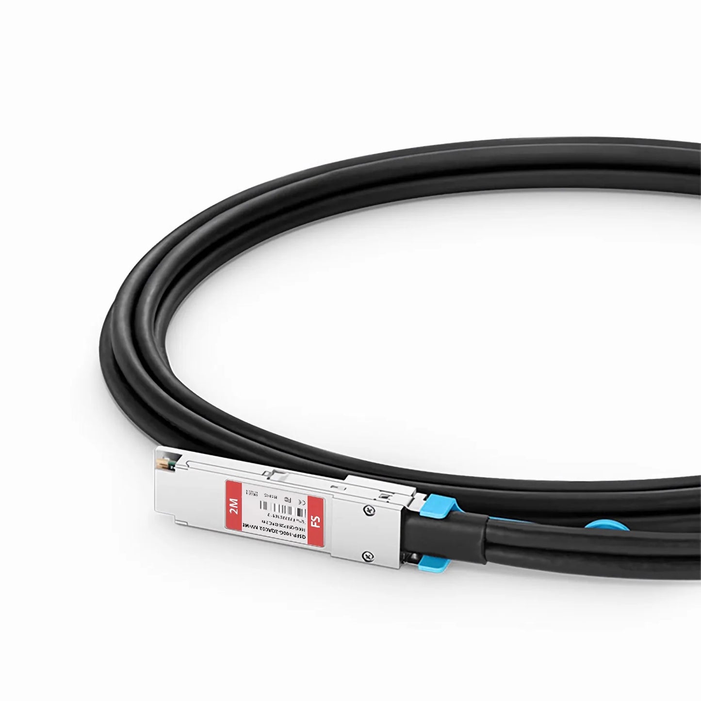 2m (7ft) NVIDIA/Mellanox Compatible 100G QSFP28 4 x 25G NRZ to 2 x 50G QSFP28 2 x 25G NRZ Ethernet Active Direct Attach Copper Breakout Cable