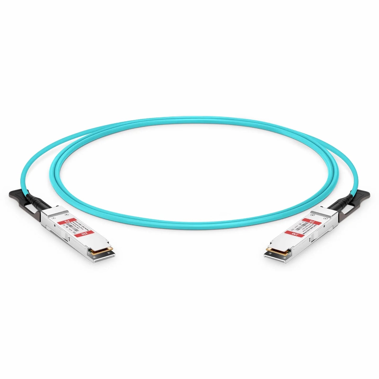2m (7ft) NVIDIA/Mellanox MFS1S00-H002V Compatible 200G QSFP56 4 x 50G PAM4 InfiniBand HDR Active Optical Cable for Quantum Switches and ConnectX-6 HCA