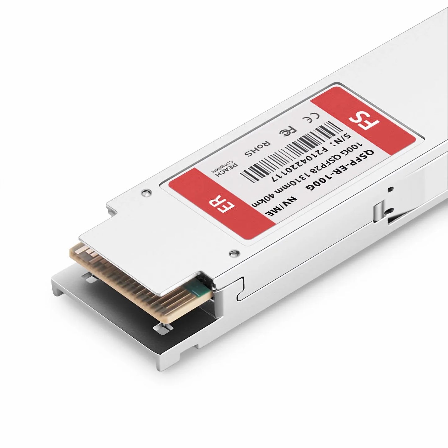 NVIDIA/Mellanox Compatible 100GBASE-ER QSFP28 Single Lambda 4 x 25G NRZ 1310nm 40km DOM Duplex LC/UPC SMF Ethernet Optical Transceiver Module