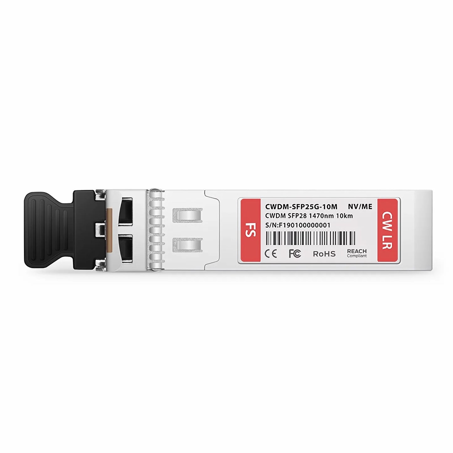 NVIDIA/Mellanox Compatible SFP28 25G CWDM 1470nm 10km DOM Duplex LC/UPC SMF Optical Transceiver Module for Transmission