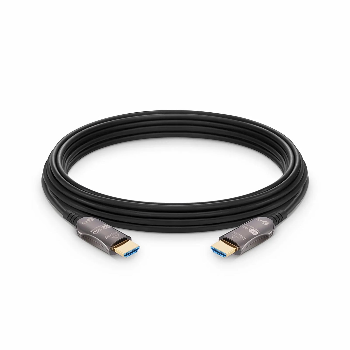 100ft (30m) 4K 60Hz PVC High Speed HDMI® Fiber Active Optical Cable (AOC) with Ethernet In Wall CL3 Rated