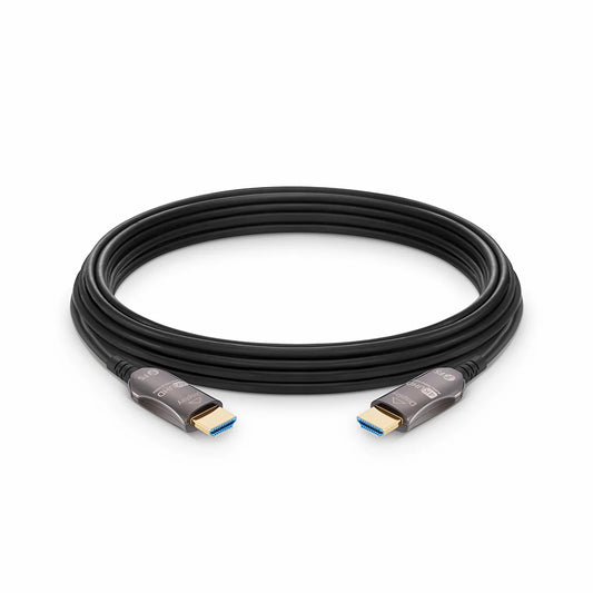 100ft (30m) 4K 60Hz PVC High Speed HDMI® Fiber Active Optical Cable (AOC) with Ethernet In Wall CL3 Rated