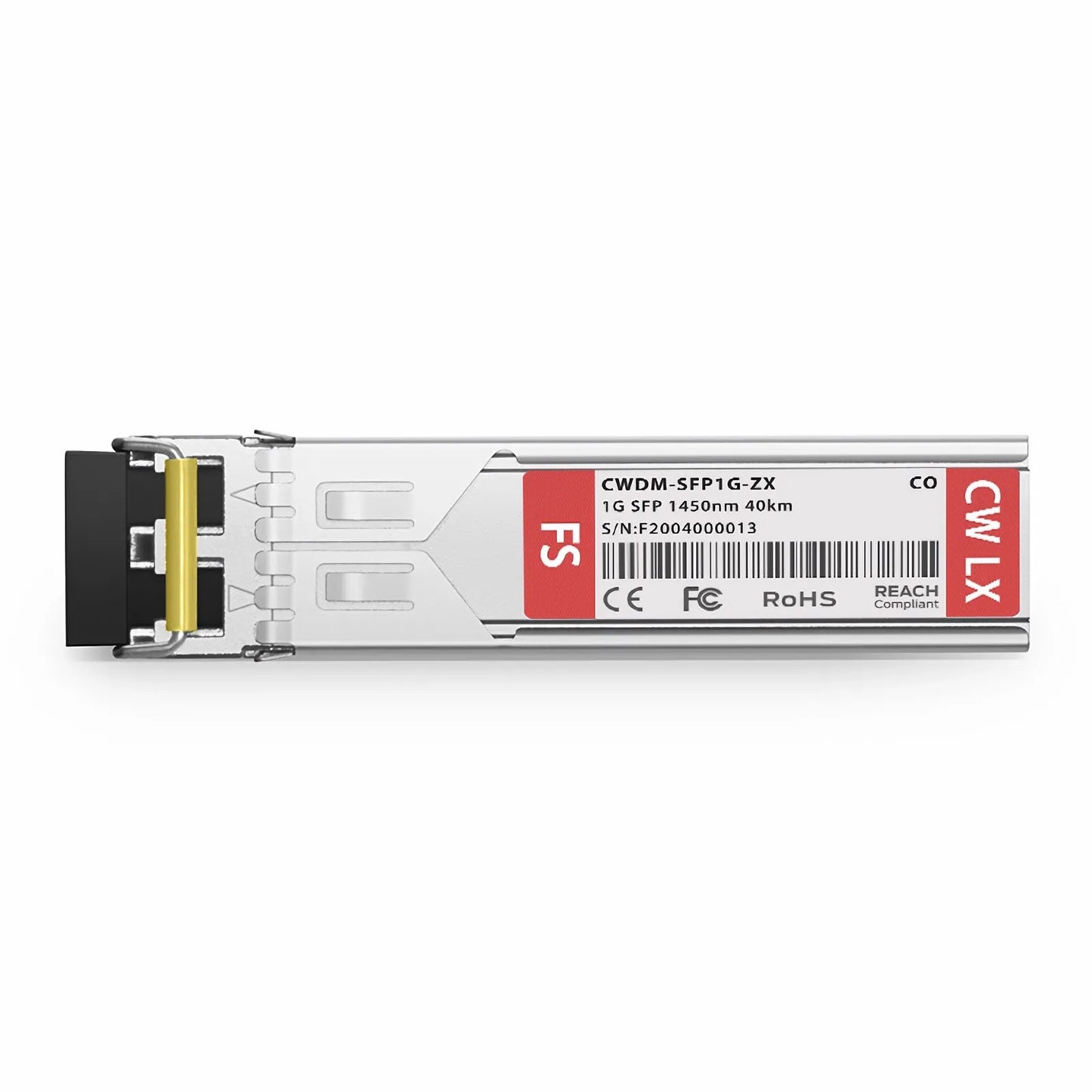 Cisco CWDM-SFP-1450 Compatible SFP 1000BASE-CWDM 1450nm 40km DOM Duplex LC/UPC SMF Optical Transceiver Module for Transmission