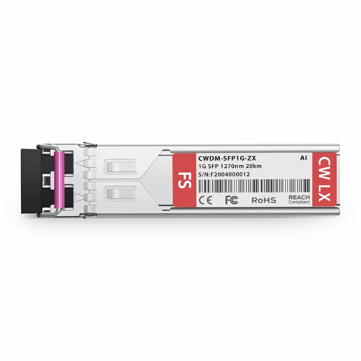 Arista Networks SFP-1G-CW-1270-20 Compatible SFP 1000BASE-CWDM 1270nm 20km DOM Duplex LC/UPC SMF Optical Transceiver Module for Transmission