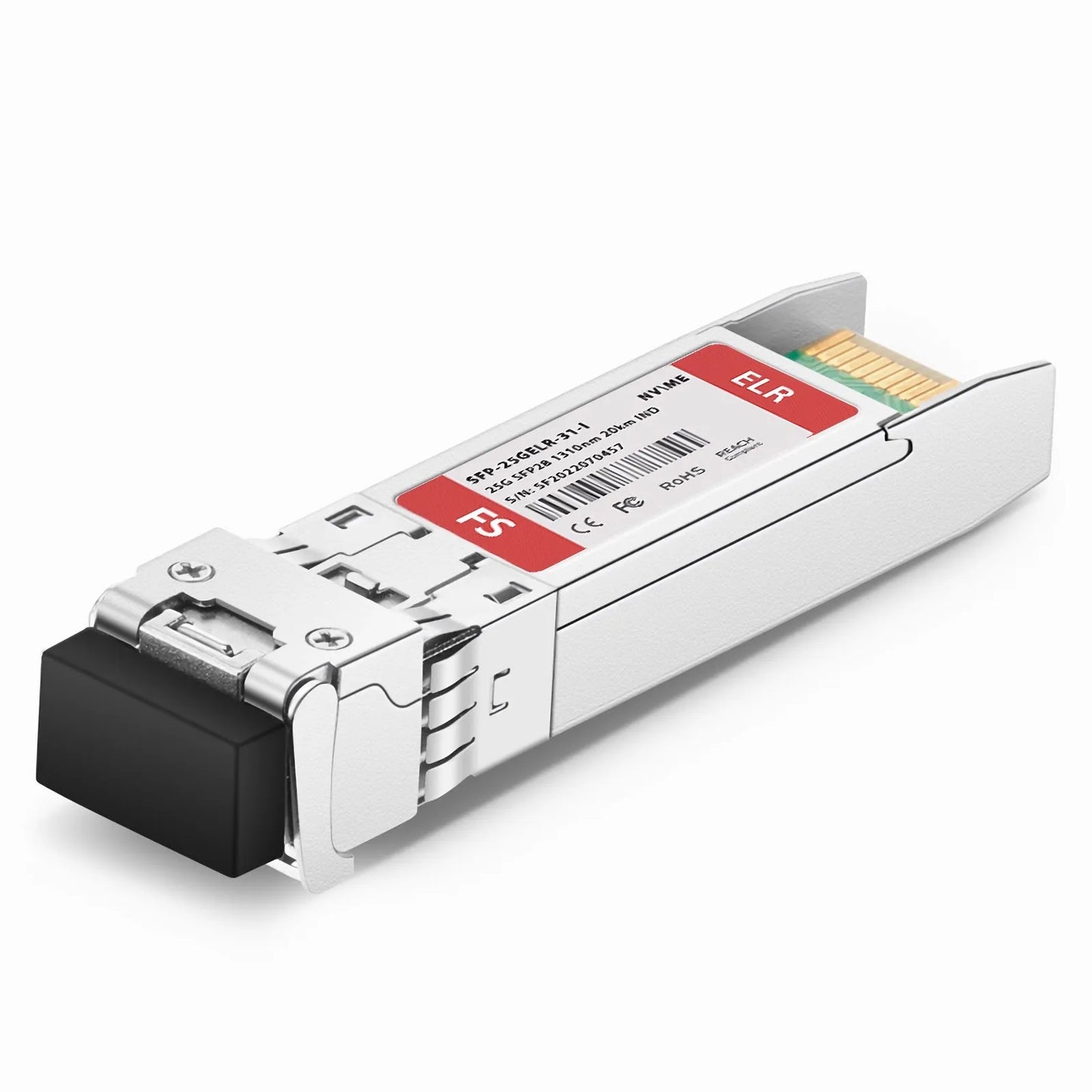 NVIDIA/Mellanox Compatible 25GBASE-LR SFP28 1310nm 20km DOM Duplex LC/UPC SMF Ethernet Optical Transceiver Module (Industrial)