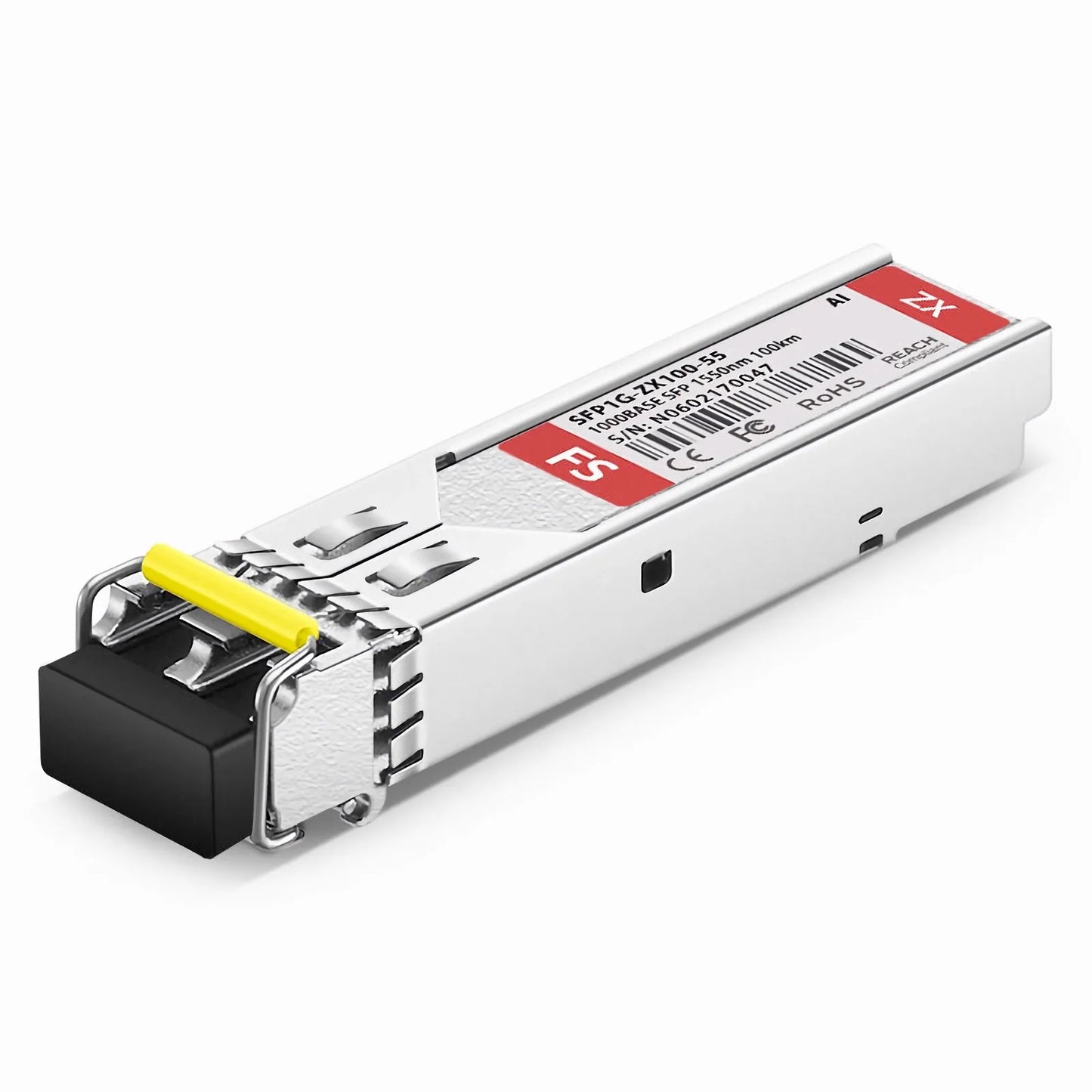 Arista Networks SFP-1G-EZX-100 Compatible 1000BASE-EZX SFP 1550nm 100km DOM Duplex LC/UPC SMF Optical Transceiver Module