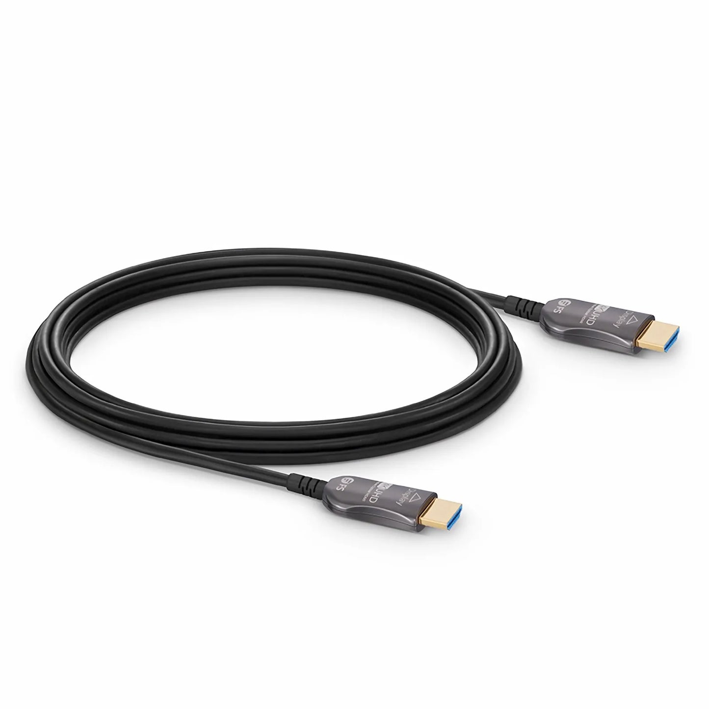 50ft (15m) 4K 60Hz PVC High Speed HDMI® Fiber Active Optical Cable (AOC) with Ethernet In Wall CL3 Rated