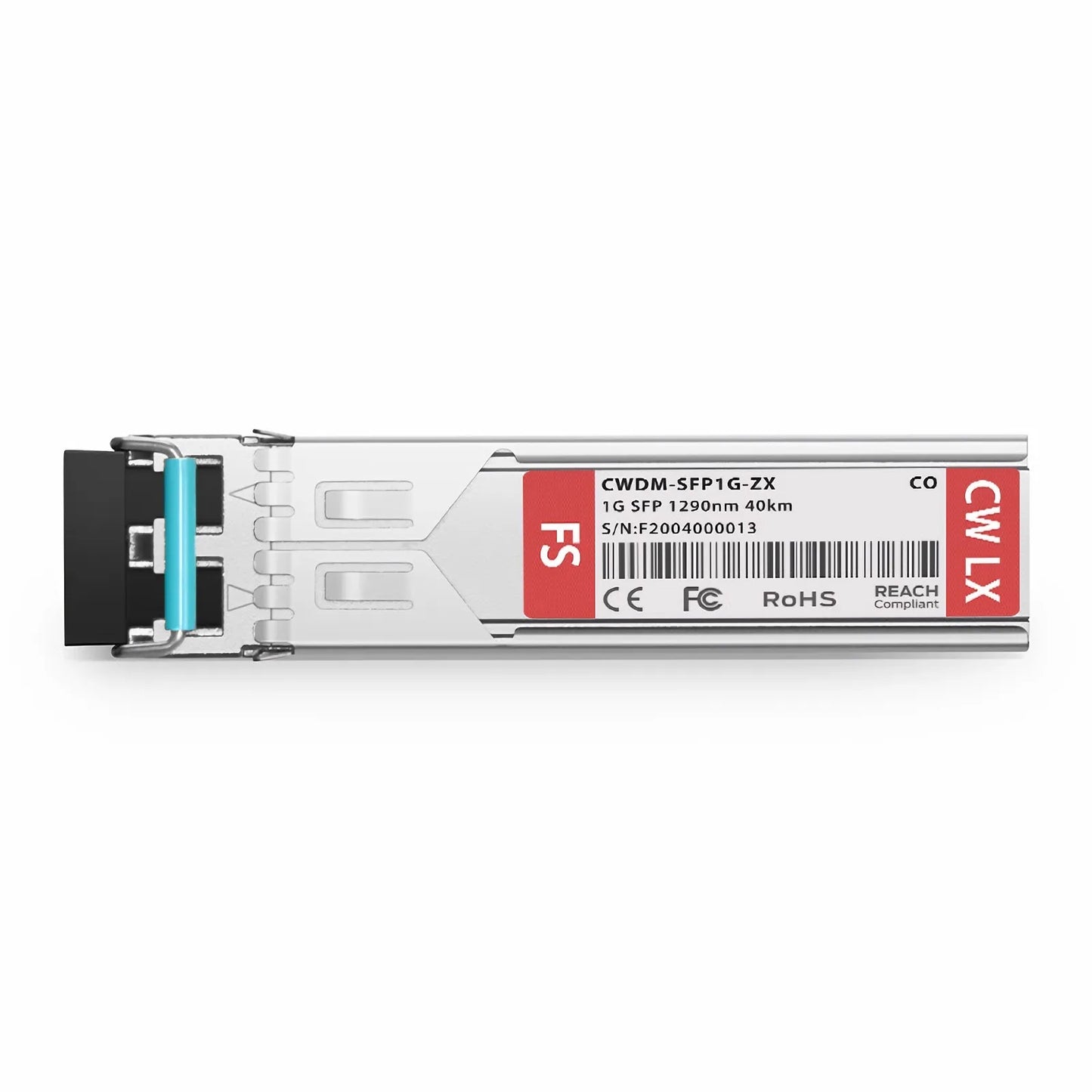 Cisco CWDM-SFP-1290 Compatible SFP 1000BASE-CWDM 1290nm 40km DOM Duplex LC/UPC SMF Optical Transceiver Module for Transmission