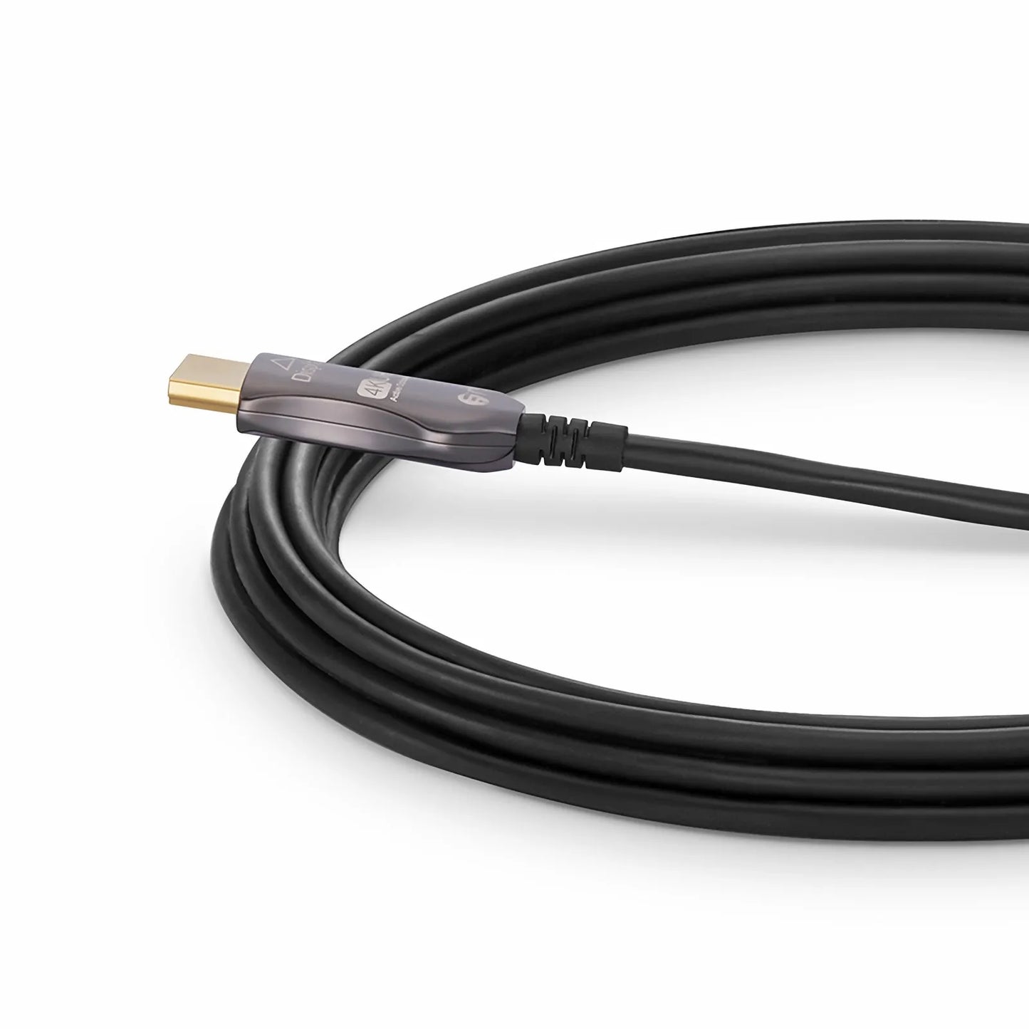 33ft (10m) 4K 60Hz PVC High Speed HDMI® Fiber Active Optical Cable (AOC) with Ethernet In Wall CL3 Rated