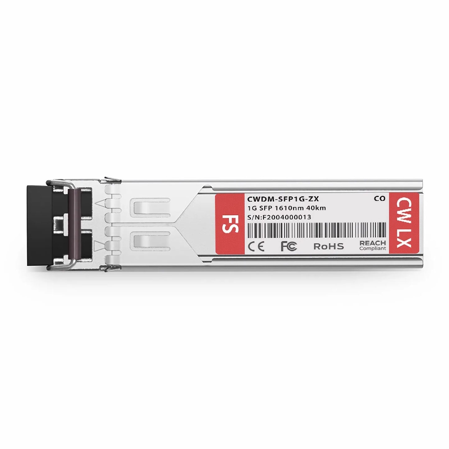 Cisco CWDM-SFP-1610 Compatible SFP 1000BASE-CWDM 1610nm 40km DOM Duplex LC/UPC SMF Optical Transceiver Module for Transmission