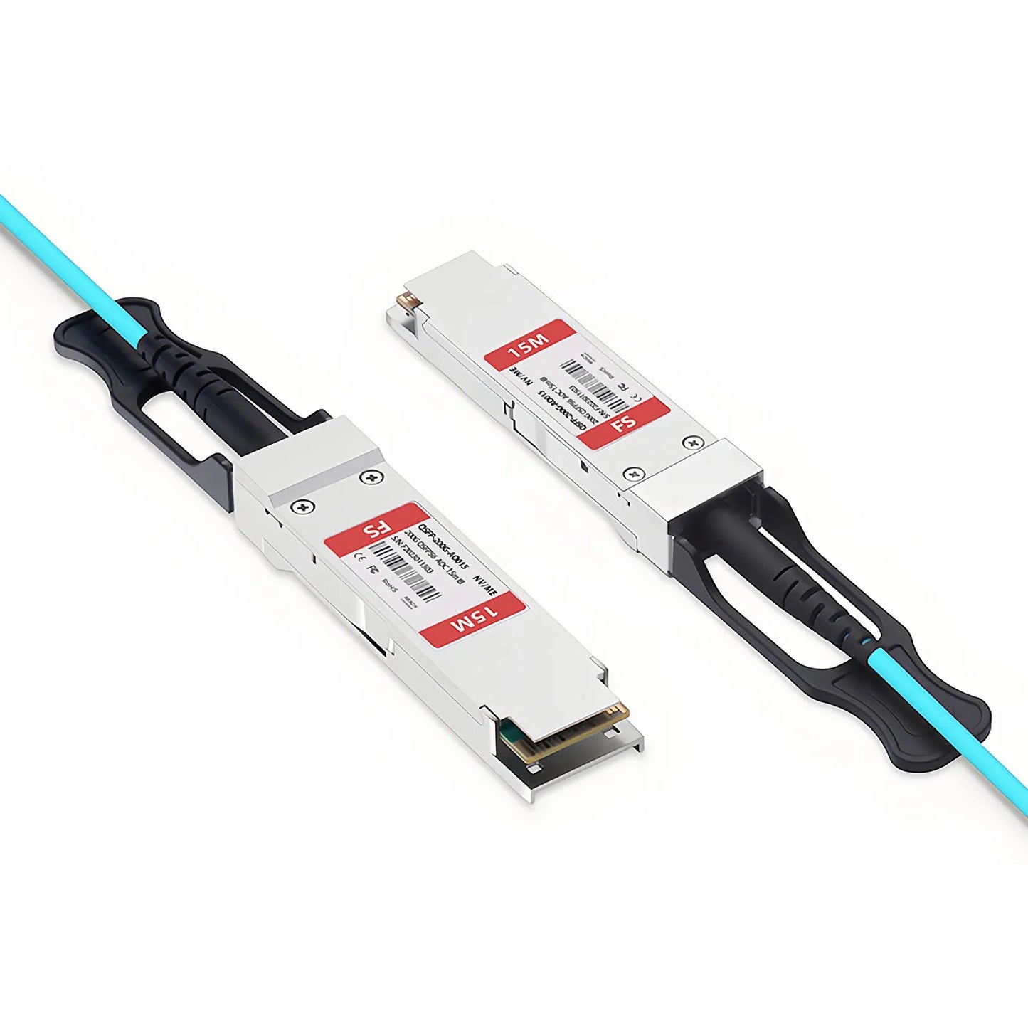 15m (49ft) NVIDIA/Mellanox MFS1S00-H015V Compatible 200G QSFP56 4 x 50G PAM4 InfiniBand HDR Active Optical Cable for Quantum Switches and ConnectX-6 HCA