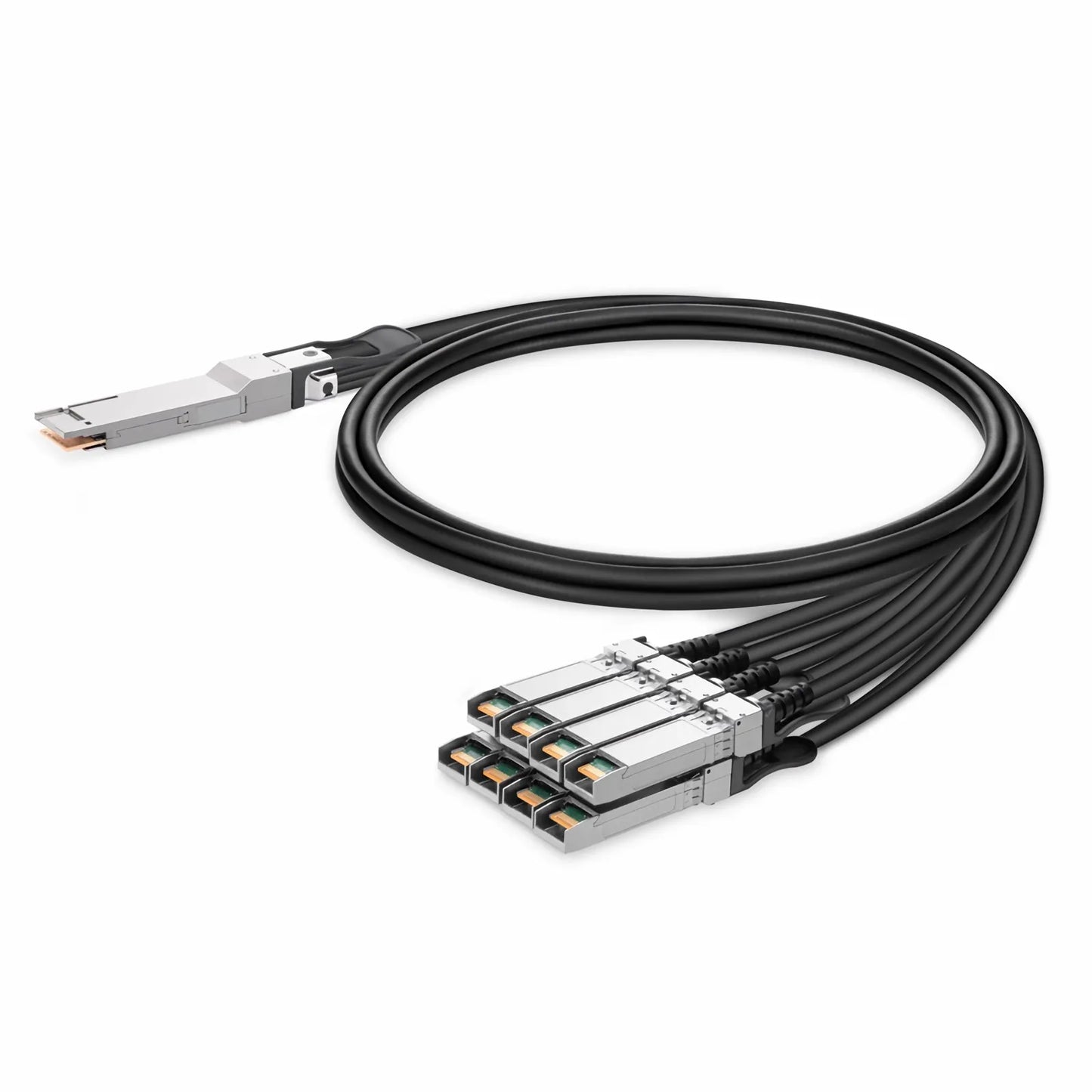 1.5m (5ft) Dell Compatible 200G QSFP-DD 8 x 25G NRZ to 8 x 25G SFP28 25G NRZ Passive Direct Attach Copper Breakout Cable