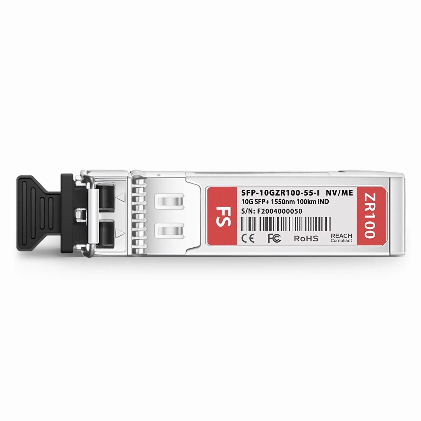 NVIDIA/Mellanox Compatible 10GBASE-ZR SFP+ 1550nm 100km DOM Duplex LC/UPC SMF Ethernet Optical Transceiver Module (Industrial)
