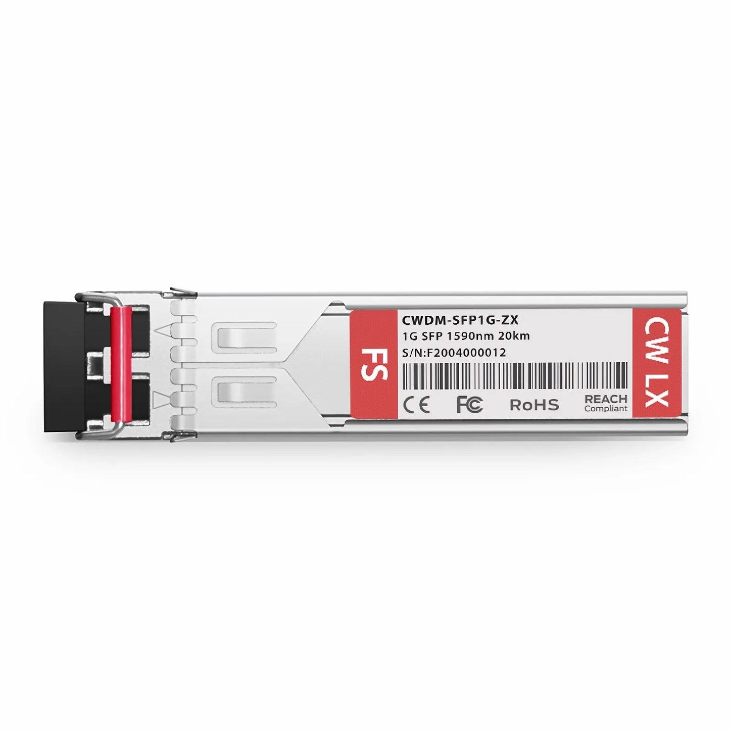 Cisco CWDM-SFP-1590-20 Compatible SFP 1000BASE-CWDM 1590nm 20km DOM Duplex LC/UPC SMF Optical Transceiver Module for Transmission