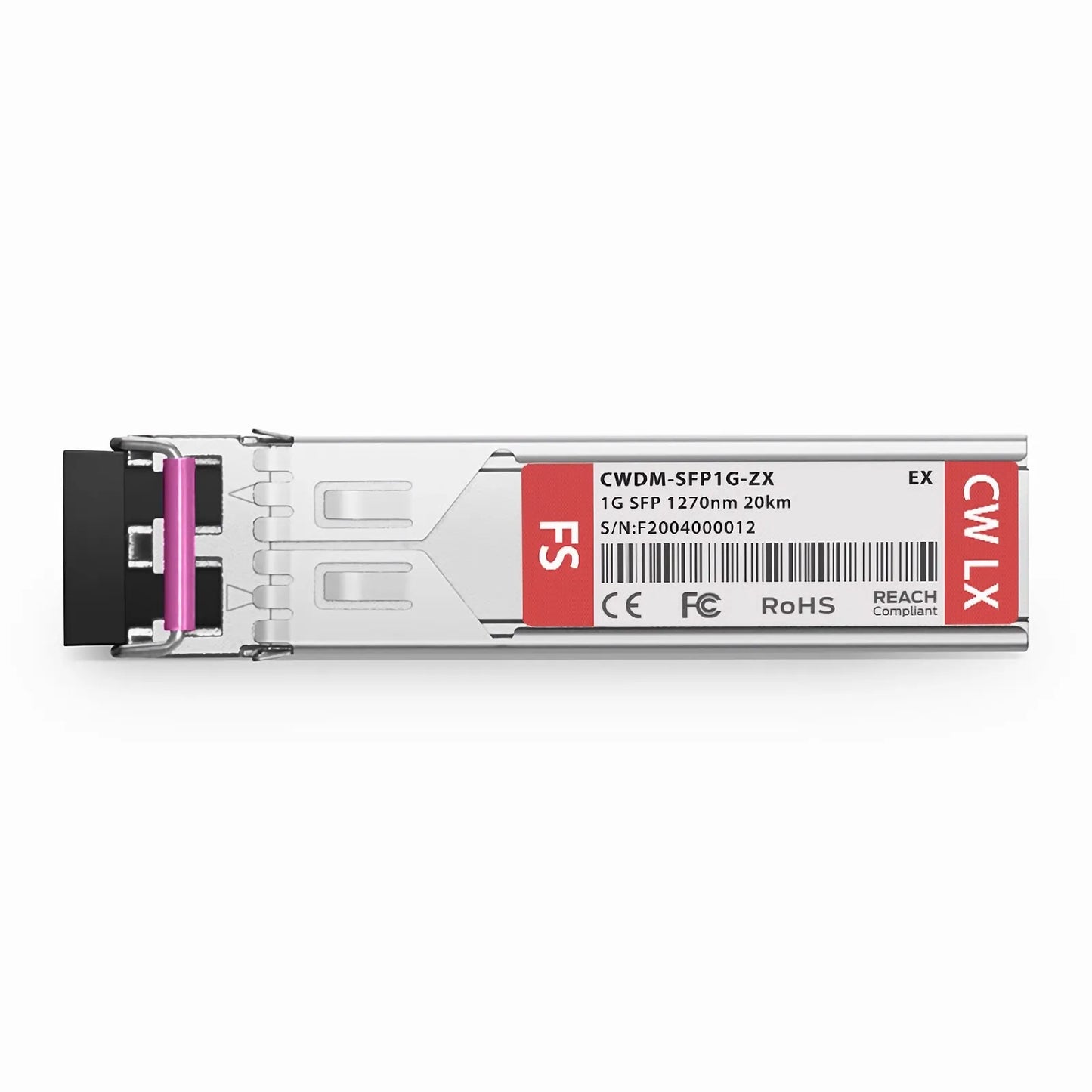 Extreme Networks CWDM-SFP-1270-20 Compatible SFP 1000BASE-CWDM 1270nm 20km DOM Duplex LC/UPC SMF Optical Transceiver Module for Transmission