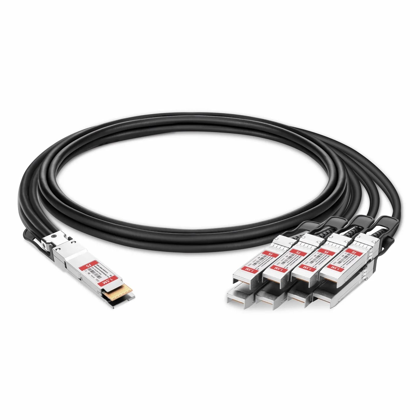 1.5m (5ft) Dell Compatible 200G QSFP-DD 8 x 25G NRZ to 8 x 25G SFP28 25G NRZ Passive Direct Attach Copper Breakout Cable