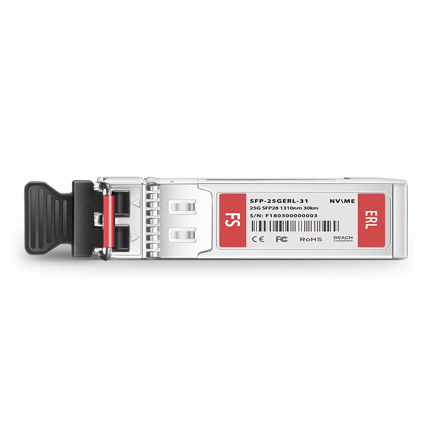 NVIDIA/Mellanox Compatible 25GBASE-ER SFP28 1310nm 30km DOM Duplex LC/UPC SMF Ethernet Optical Transceiver Module