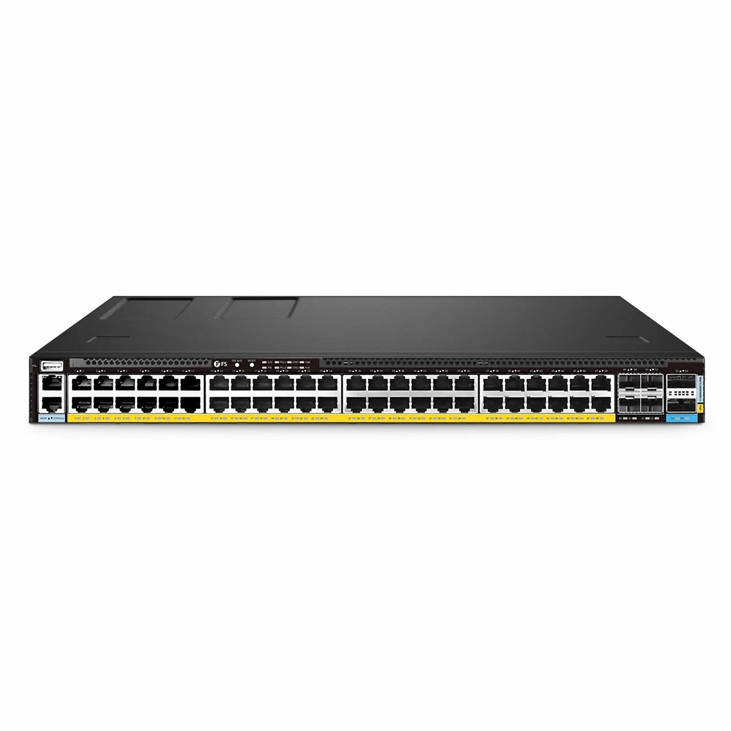 S5870-48MX6BC-U, 48-Port Ethernet L3 PoE++ Switch, 36 x 2.5Gb PoE++ Ports, 12 x 10Gb PoE++ Ports @2100W, with 4 x 25Gb SFP28 and 2 x 100Gb QSFP28 Uplinks, PicOS®, Support EVPN-VXLAN, MLAG & Perpetual PoE, Broadcom Chip