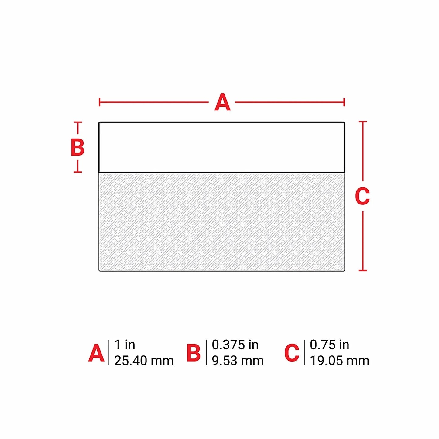 0.75in.H x 1in.W Self-laminating Labels with Ribbon for M210 and M211 Printers, 121 Labels/Cartridge, Black on White