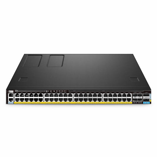 S5870-48MX6BC-U, 48-Port Ethernet L3 PoE++ Switch, 36 x 2.5Gb PoE++ Ports, 12 x 10Gb PoE++ Ports @2100W, with 4 x 25Gb SFP28 and 2 x 100Gb QSFP28 Uplinks, PicOS®, Support EVPN-VXLAN, MLAG & Perpetual PoE, Broadcom Chip