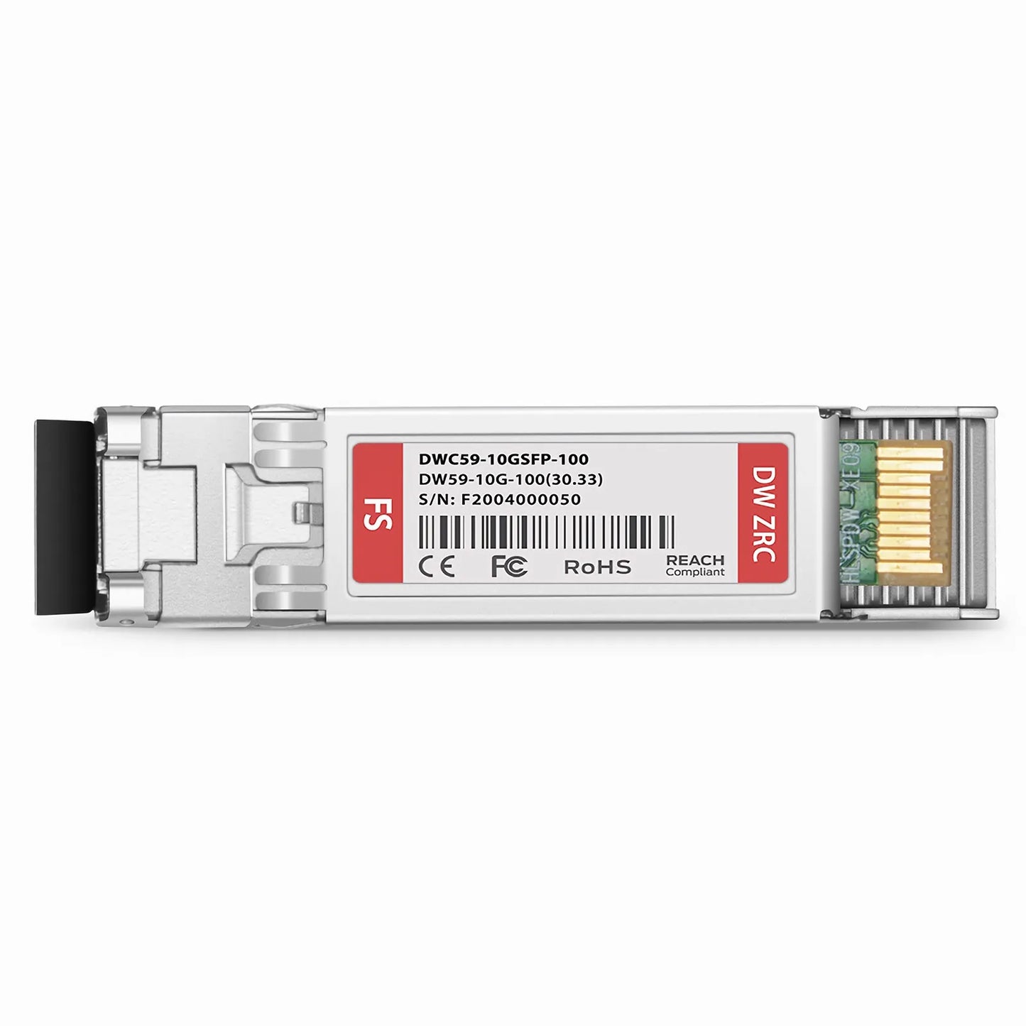 Cisco C59 Compatible SFP+ 10G DWDM 1530.33nm 100GHz 100km DOM Duplex LC/UPC SMF Optical Transceiver Module for Transmission