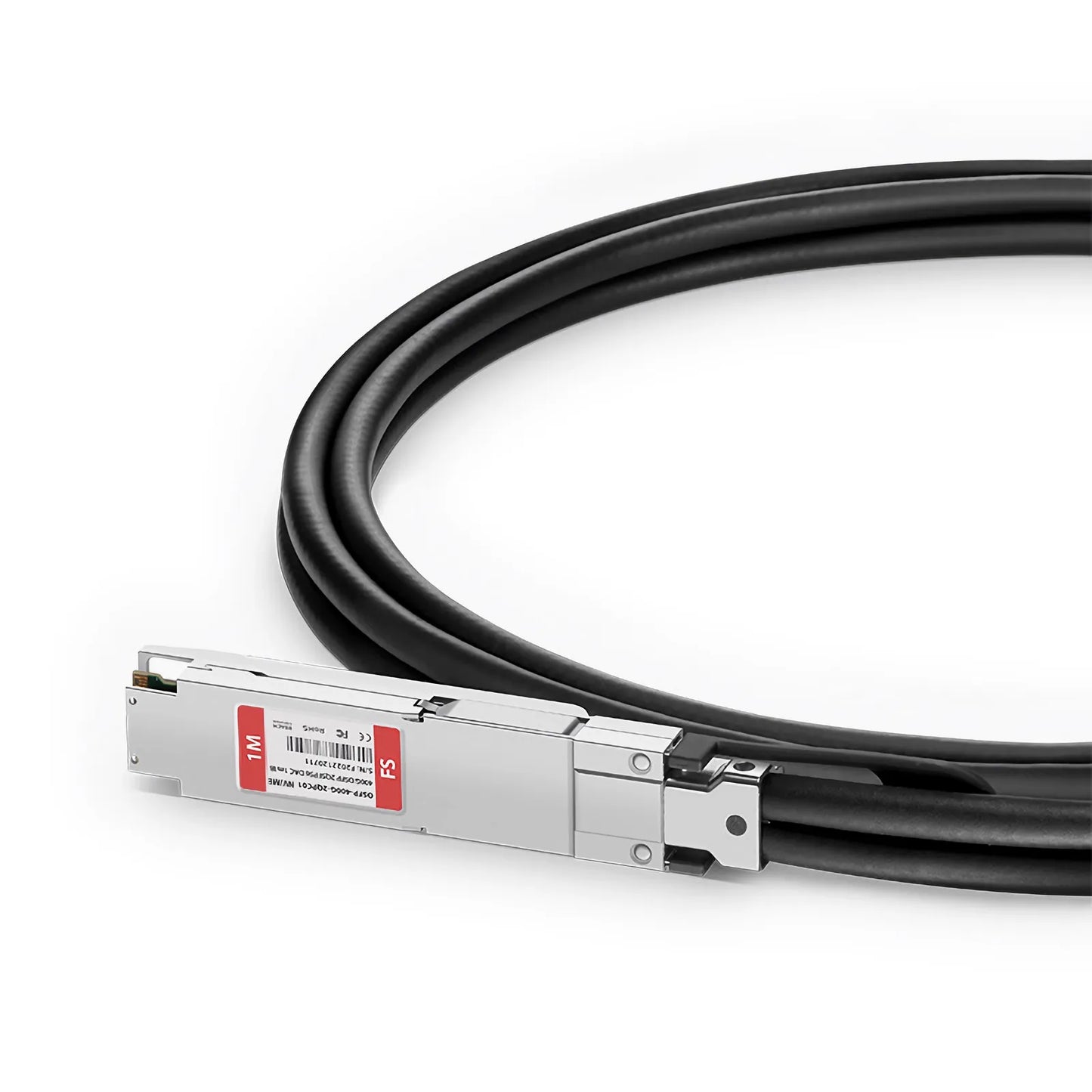 1.5m (5ft) NVIDIA/Mellanox MCP7Y60-H01A Compatible 400G OSFP 8 x 50G PAM4 Finned Top to 2 x 200G QSFP56 4 x 50G PAM4 InfiniBand HDR Passive Direct Attach Copper Breakout Cable for Quantum-2 Switches and ConnectX-6 HCA